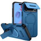 Sliding Camshield MagSafe Holder Phone Case, For iPhone 17e / 16e, For iPhone 17 Pro Max, For iPhone 17 Pro