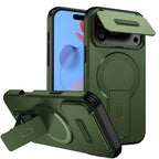 Sliding Camshield MagSafe Holder Phone Case, For iPhone 17e / 16e, For iPhone 17 Pro Max, For iPhone 17 Pro