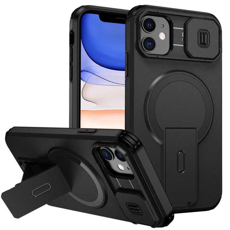 Sliding Camshield MagSafe Holder Phone Case, For iPhone 11 Pro Max, For iPhone 11, For iPhone 11 Pro