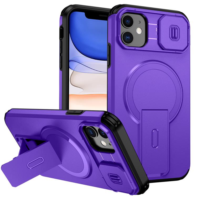 Sliding Camshield MagSafe Holder Phone Case, For iPhone 11 Pro Max, For iPhone 11, For iPhone 11 Pro