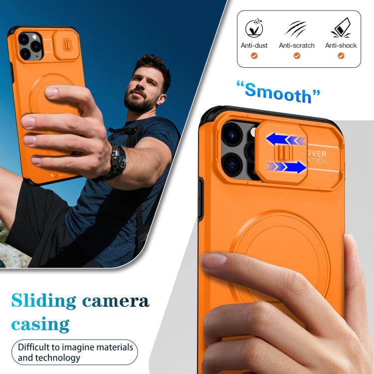 Sliding Camshield MagSafe Holder Phone Case, For iPhone 11 Pro Max, For iPhone 11, For iPhone 11 Pro