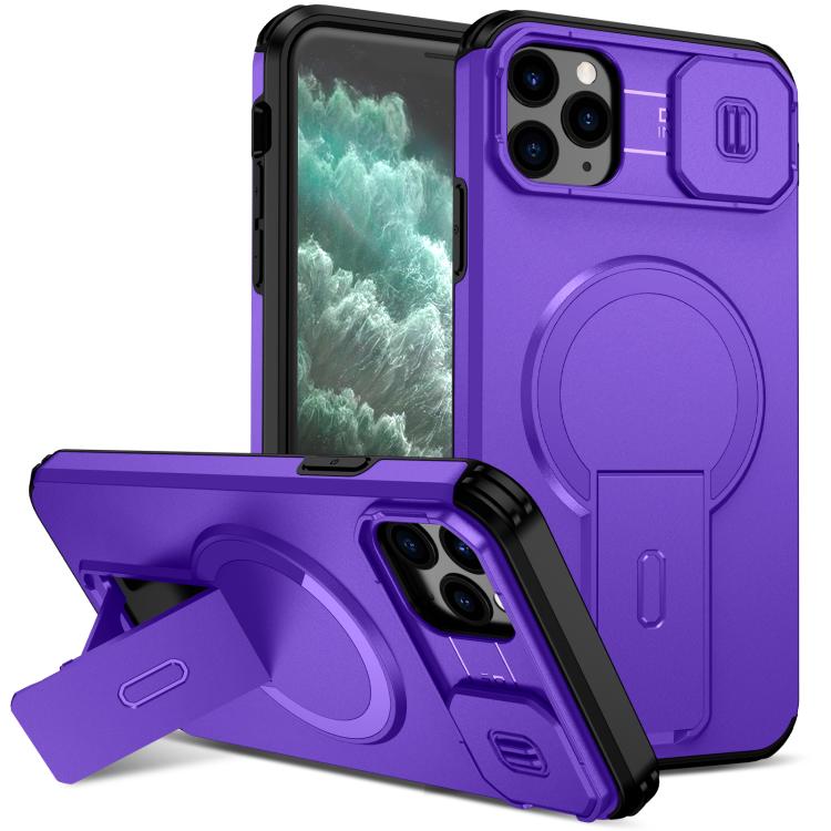 Sliding Camshield MagSafe Holder Phone Case, For iPhone 11 Pro Max, For iPhone 11, For iPhone 11 Pro