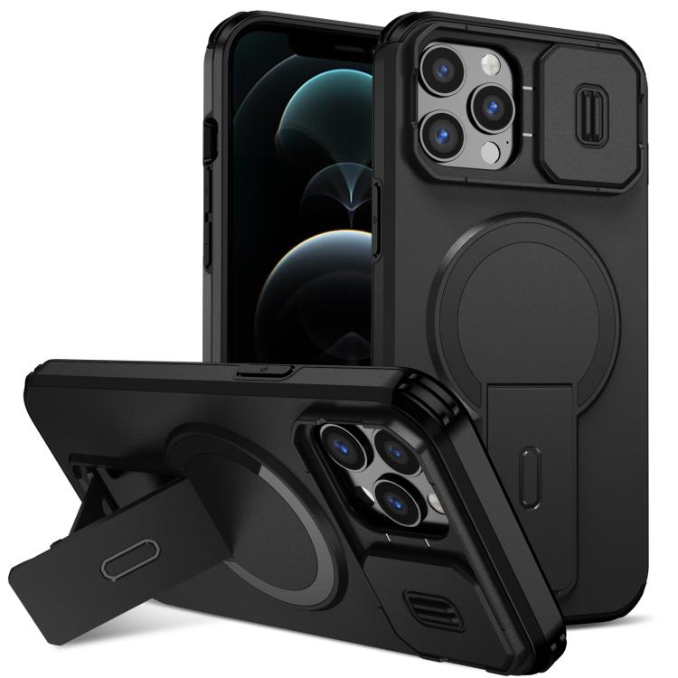 Sliding Camshield MagSafe Holder Phone Case, For iPhone 13 mini / 12 mini, For iPhone 12 Pro / 12, For iPhone 12 Pro Max