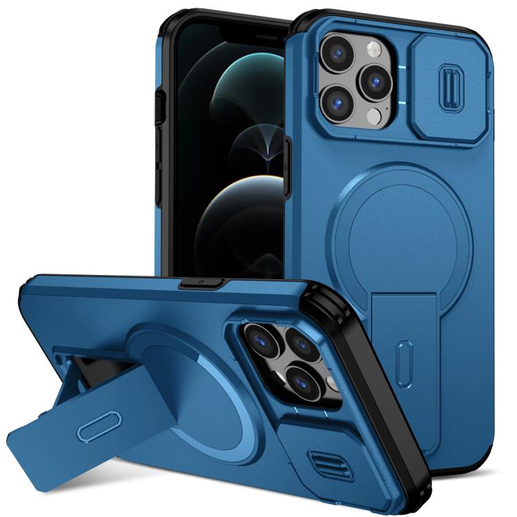 Sliding Camshield MagSafe Holder Phone Case, For iPhone 13 mini / 12 mini, For iPhone 12 Pro / 12, For iPhone 12 Pro Max
