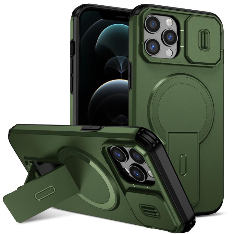 Sliding Camshield MagSafe Holder Phone Case, For iPhone 13 mini / 12 mini, For iPhone 12 Pro / 12, For iPhone 12 Pro Max
