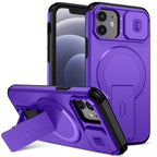 Sliding Camshield MagSafe Holder Phone Case, For iPhone 13 mini / 12 mini, For iPhone 12 Pro / 12, For iPhone 12 Pro Max