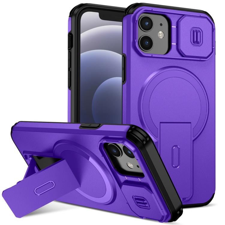 Sliding Camshield MagSafe Holder Phone Case, For iPhone 13 mini / 12 mini, For iPhone 12 Pro / 12, For iPhone 12 Pro Max