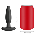 ElectraStim Silicone Noir Rocker Butt Plug Small