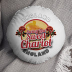 England Rugby Union Chariot  - Legend Collection - Circle Cushion 14"