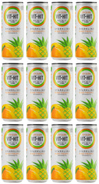 12 x Vit Hit Sparkling Mango & Pineapple With Rooibos Tea 330Ml
