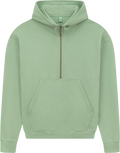 Organic Half Zip Hoodie: Womens