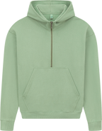 Organic Half Zip Hoodie: Womens
