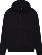 Organic Half Zip Hoodie: Womens
