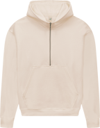 Organic Half Zip Hoodie: Womens