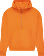 Organic Half Zip Hoodie: Womens