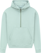 Organic Half Zip Hoodie: Womens