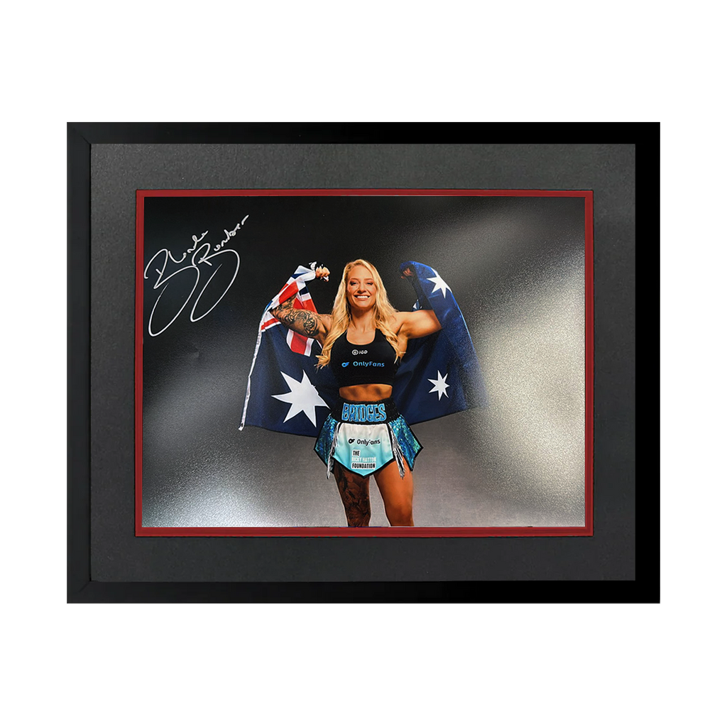 Ebanie Bridges Signed 16x12 Image Deluxe Mount Frame