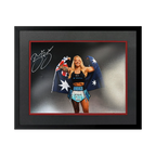 Ebanie Bridges Signed 16x12 Image Deluxe Mount Frame