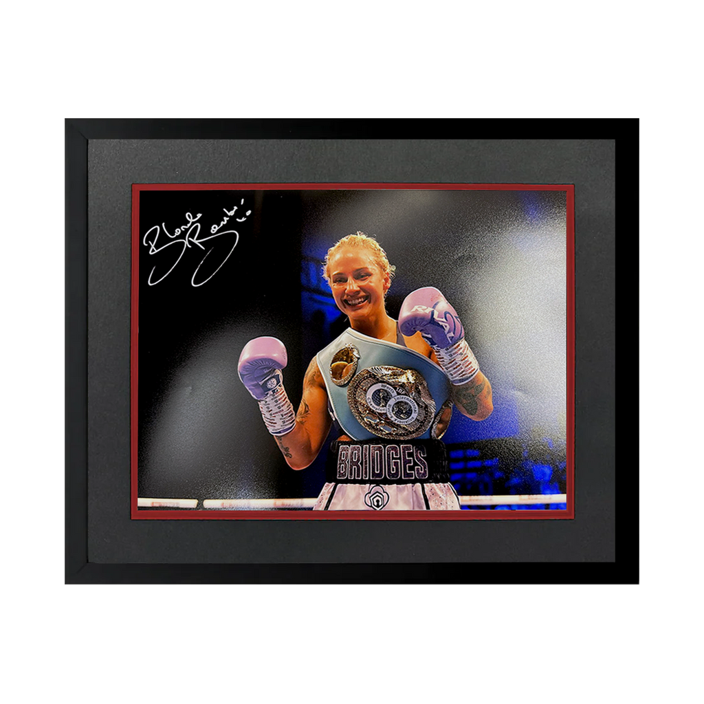 Ebanie Bridges Signed 16x12 Image Deluxe Mount Frame