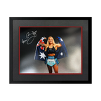 Ebanie Bridges Signed 16x12 Image Deluxe Mount Frame