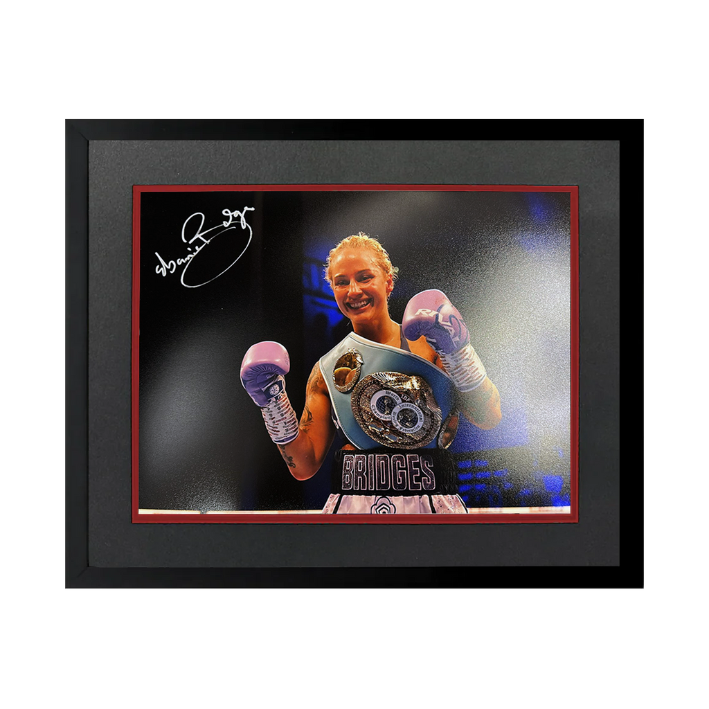 Ebanie Bridges Signed 16x12 Image Deluxe Mount Frame