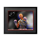 Ebanie Bridges Signed 16x12 Image Deluxe Mount Frame