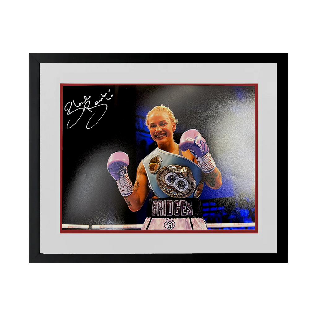 Ebanie Bridges Signed 16x12 Image Deluxe Mount Frame