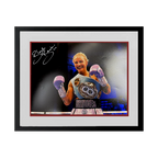 Ebanie Bridges Signed 16x12 Image Deluxe Mount Frame