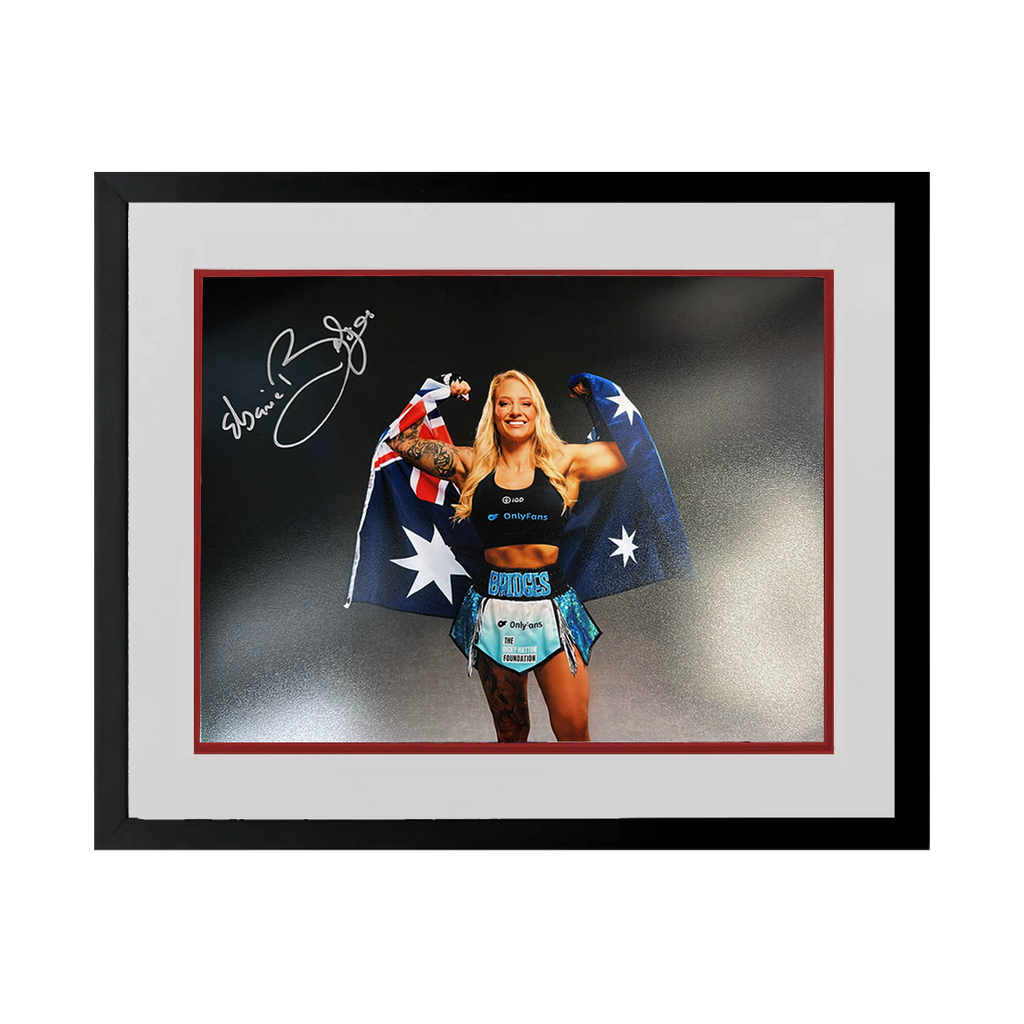 Ebanie Bridges Signed 16x12 Image Deluxe Mount Frame