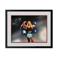 Ebanie Bridges Signed 16x12 Image Deluxe Mount Frame