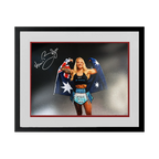 Ebanie Bridges Signed 16x12 Image Deluxe Mount Frame