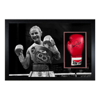 Ebanie Bridges Signed Glove Iconic Frame
