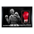 Ebanie Bridges Signed Glove Iconic Frame