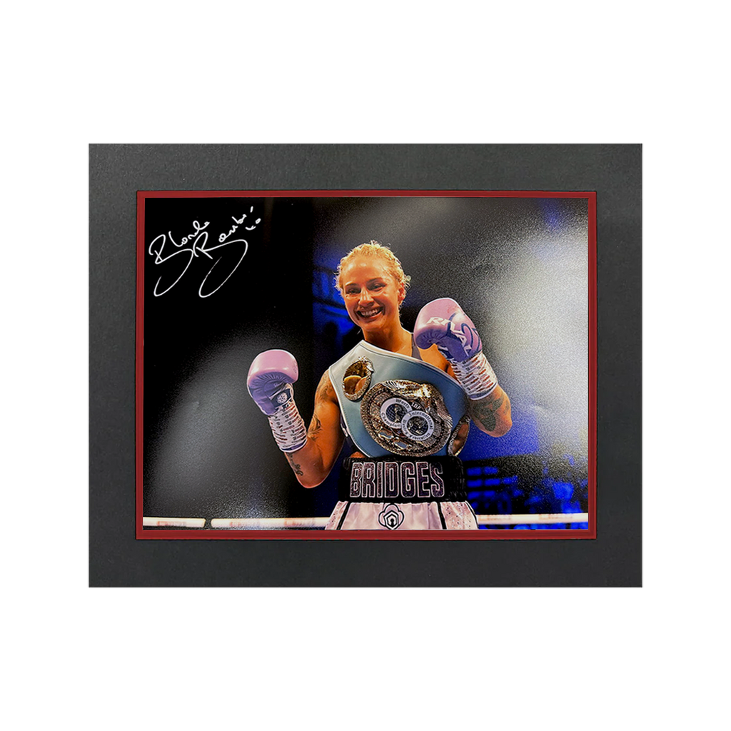 Ebanie Bridges Signed 16x12 Image Deluxe Mount