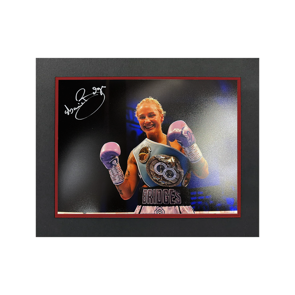 Ebanie Bridges Signed 16x12 Image Deluxe Mount