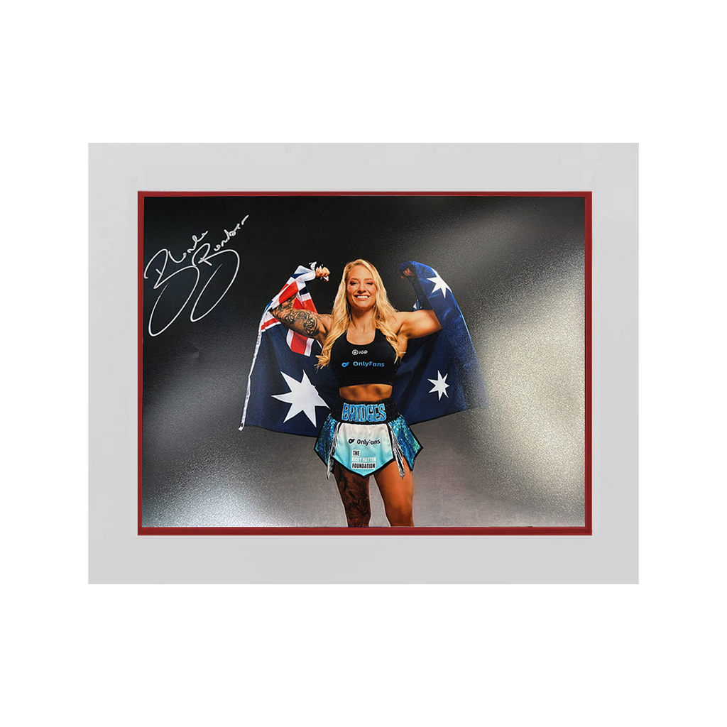 Ebanie Bridges Signed 16x12 Image Deluxe Mount