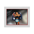 Ebanie Bridges Signed 16x12 Image Deluxe Mount