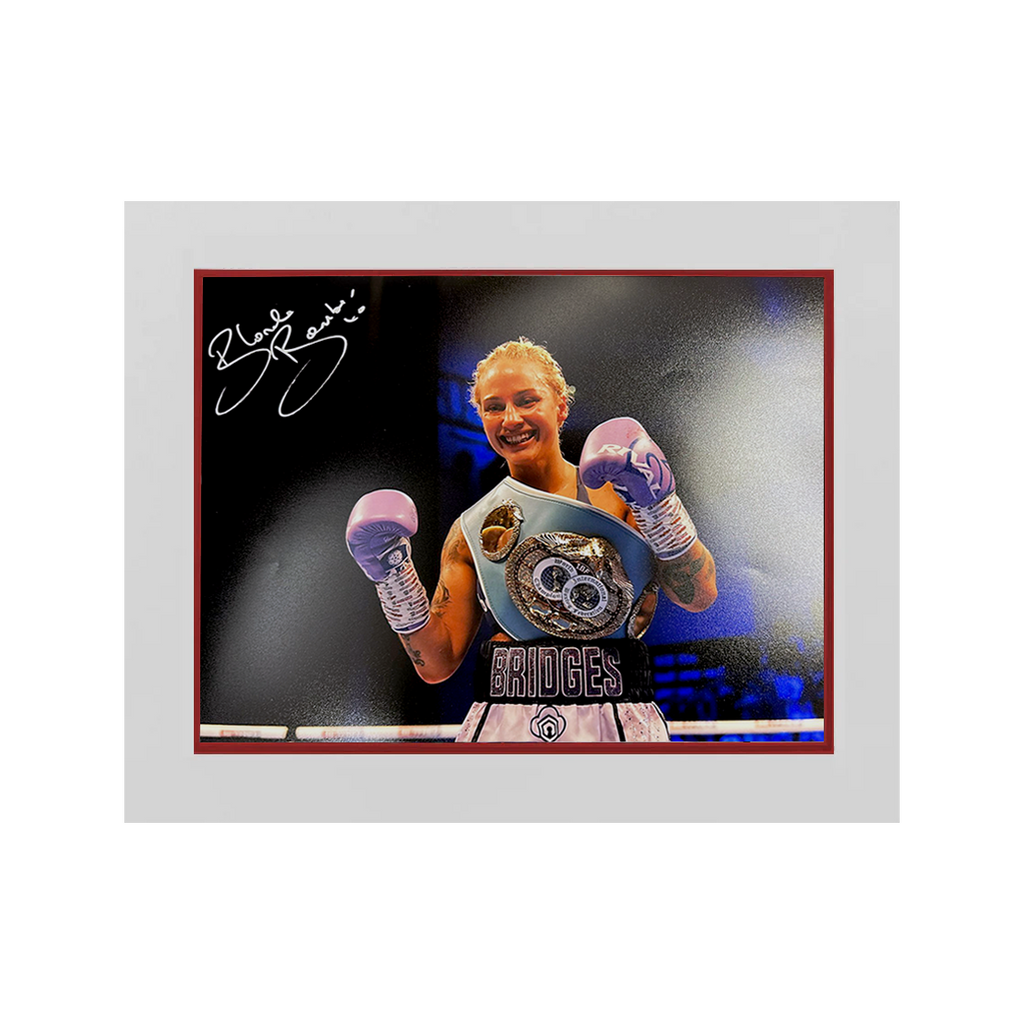 Ebanie Bridges Signed 16x12 Image Deluxe Mount