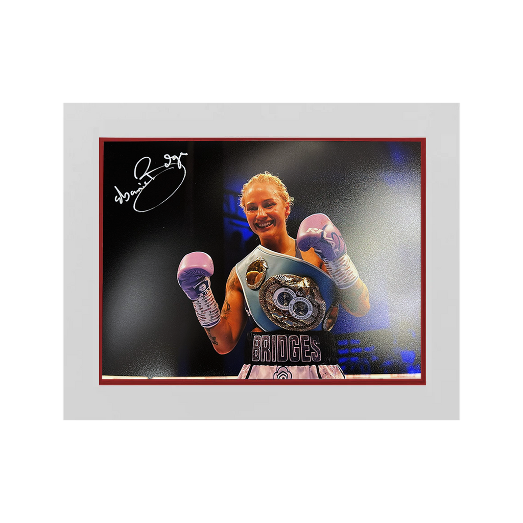 Ebanie Bridges Signed 16x12 Image Deluxe Mount
