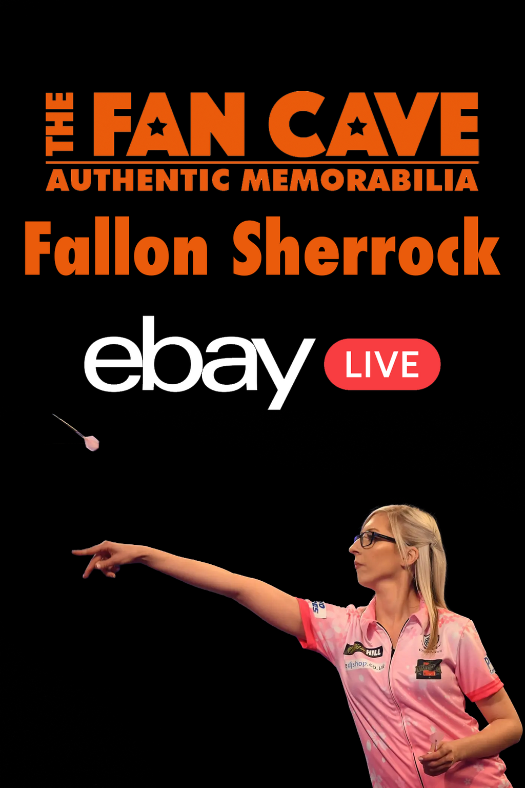 Fallon Sherrock Signed 16x12 Image Deluxe Mount