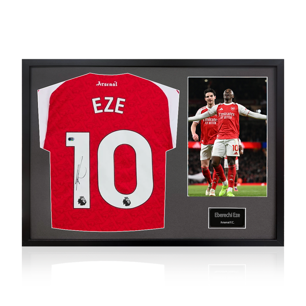 Eberechi Eze Signed Shirt Classic Frame (ACG Cert)