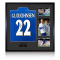 Eidur Gudjohnsen Signed Chelsea Shirt Elite Frame