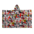Hooded Towel - Lightweight, Microfibre - England St George