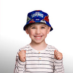 England Legends Montage - Blue - Bucket Hat