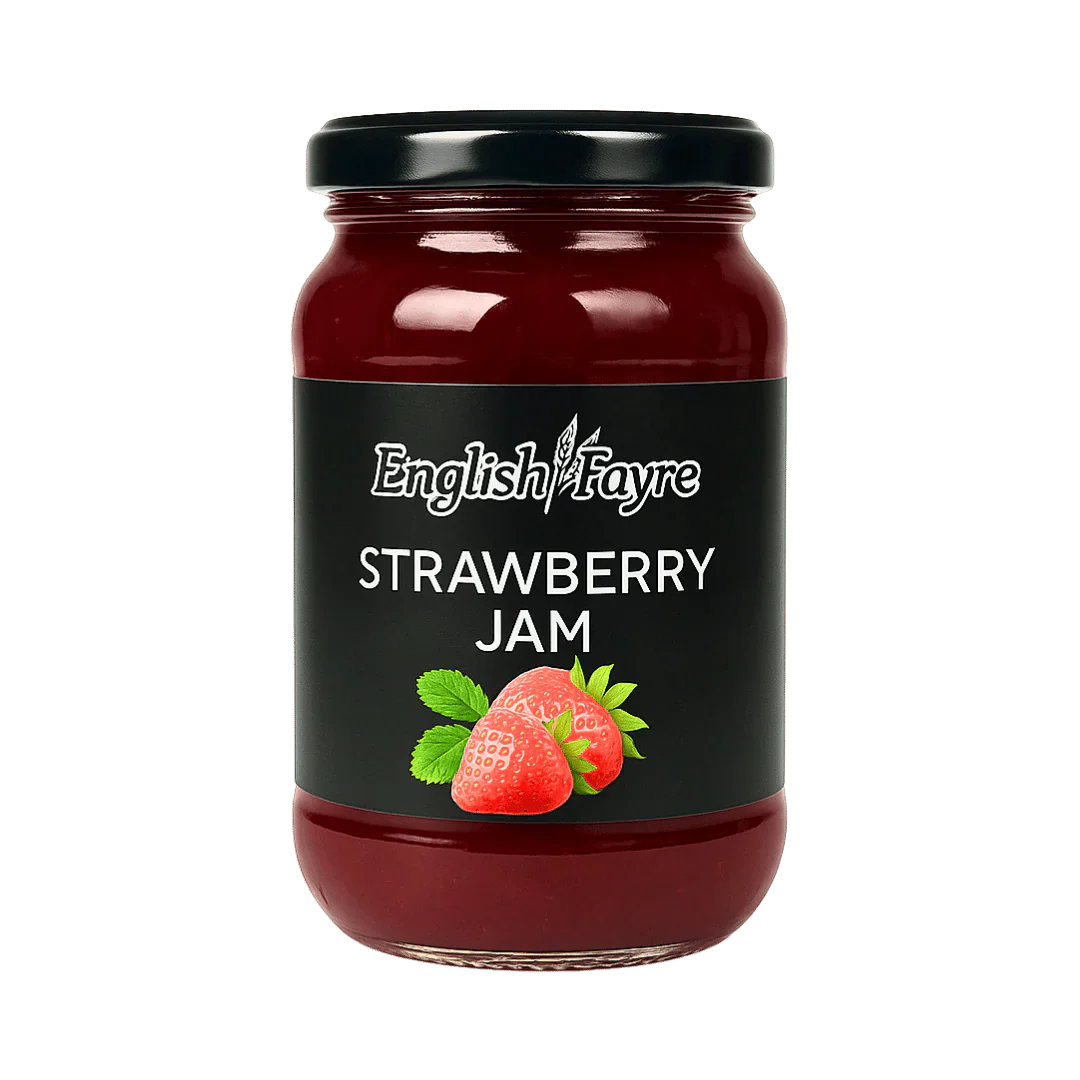 English Fayre Finest Strawberry Jam 420g best before 10/26
