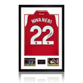 Ethan Nwaneri Signed Arsenal Shirt Premium Frame