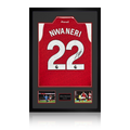 Ethan Nwaneri Signed Arsenal Shirt Premium Frame