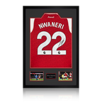 Ethan Nwaneri Signed Arsenal Shirt Premium Frame
