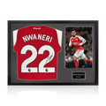 Ethan Nwaneri Signed Arsenal Shirt Classic Frame