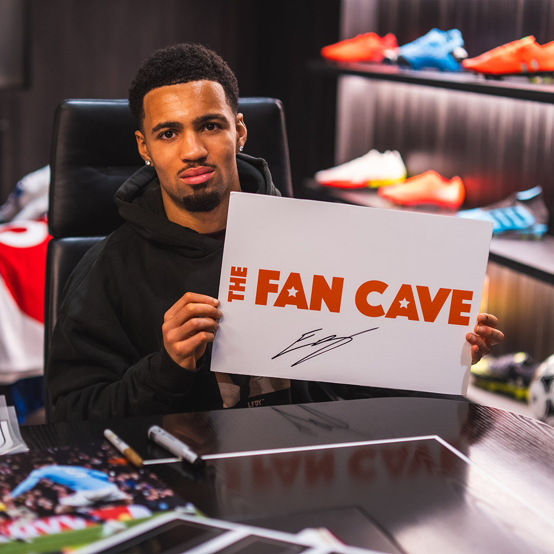 Ethan Nwaneri Signed Arsenal Shirt Compact Frame